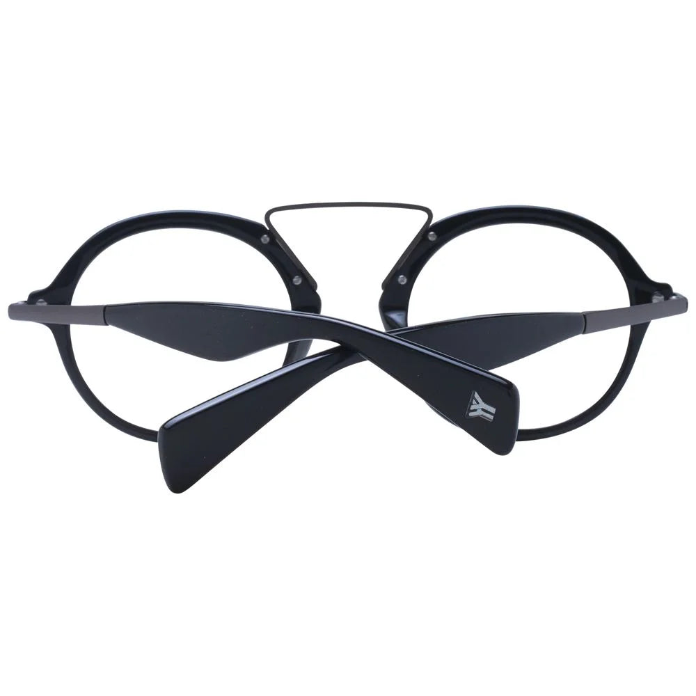 Yohji Yamamoto Gray Unisex Glasses Frame - Eyeglasses