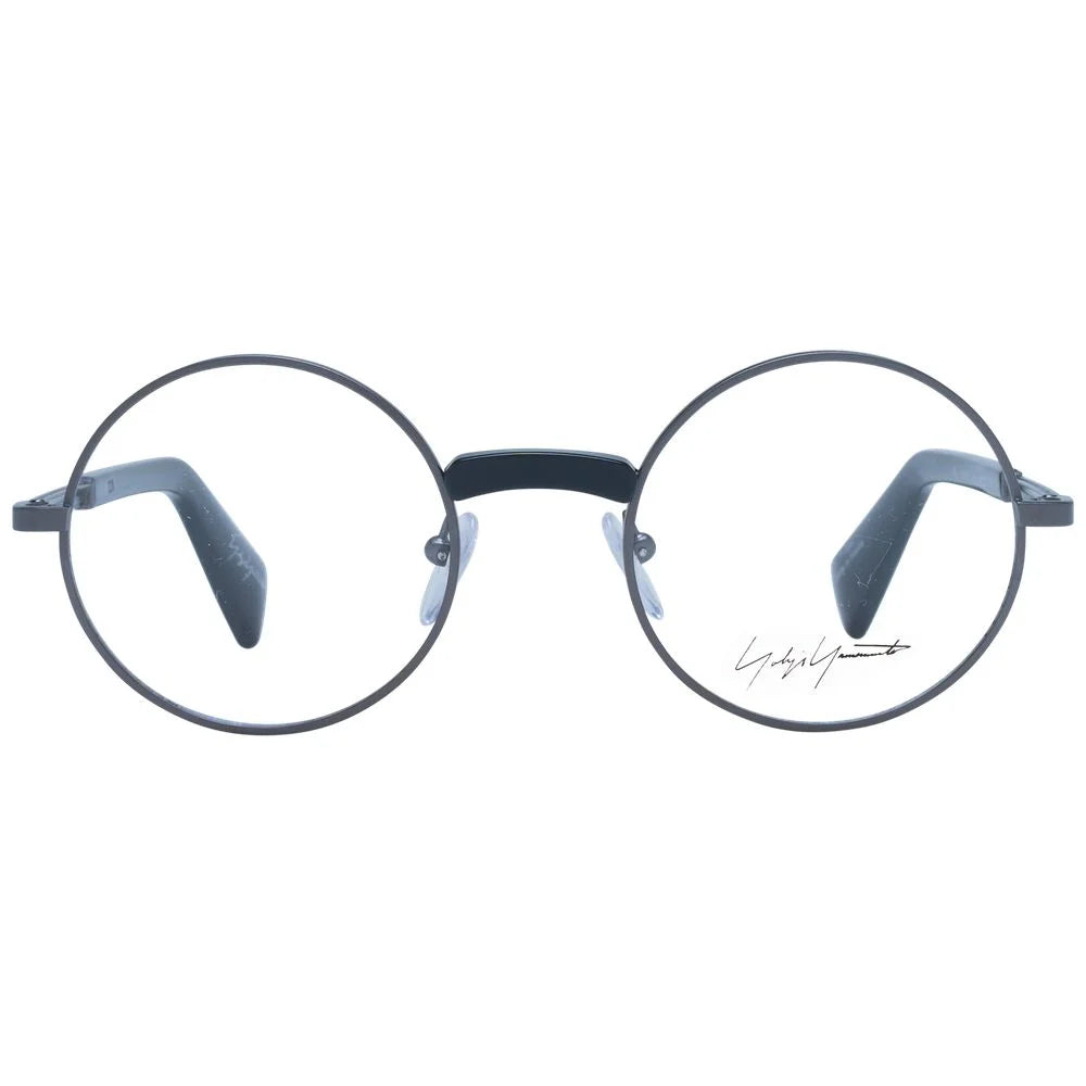 Yohji Yamamoto Gray Unisex Glasses Frame - Eyeglasses