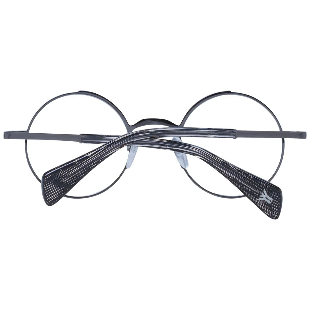 Yohji Yamamoto Gray Unisex Glasses Frame - Eyeglasses