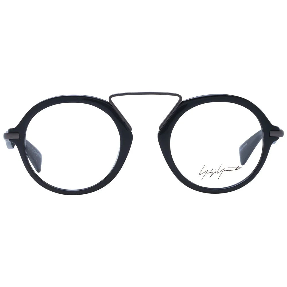 Yohji Yamamoto Gray Unisex Glasses Frame - Eyeglasses
