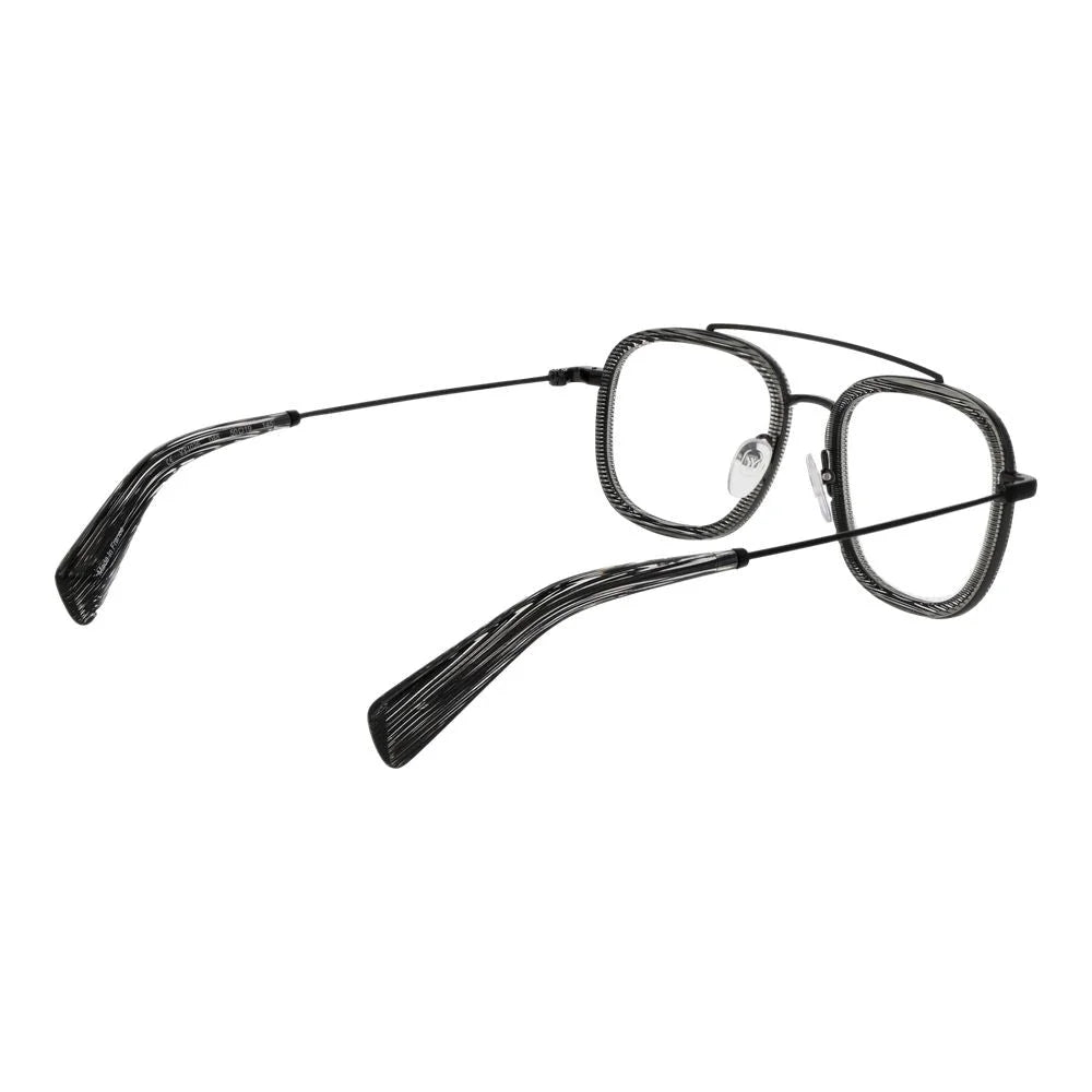 Yohji Yamamoto Gray Unisex Glasses Frame - Eyeglasses