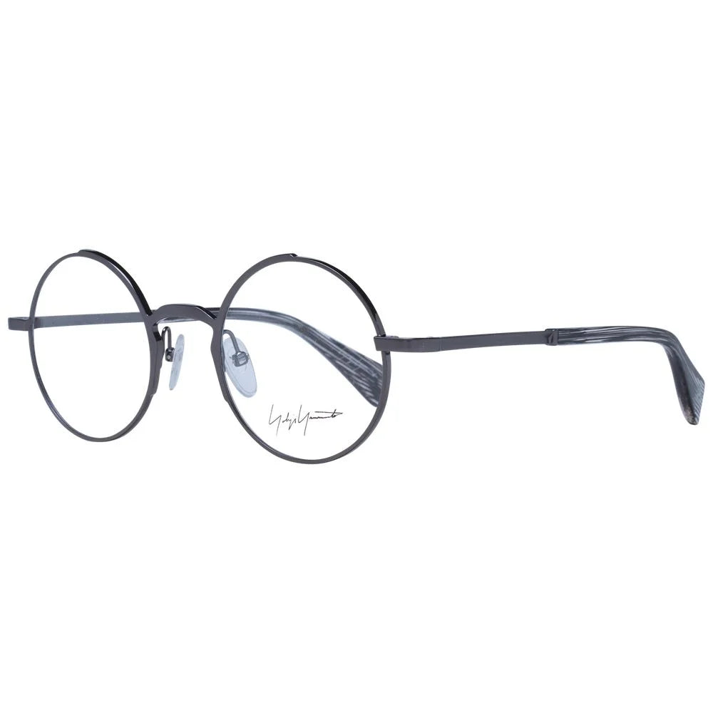 Yohji Yamamoto Gray Unisex Glasses Frame - Eyeglasses