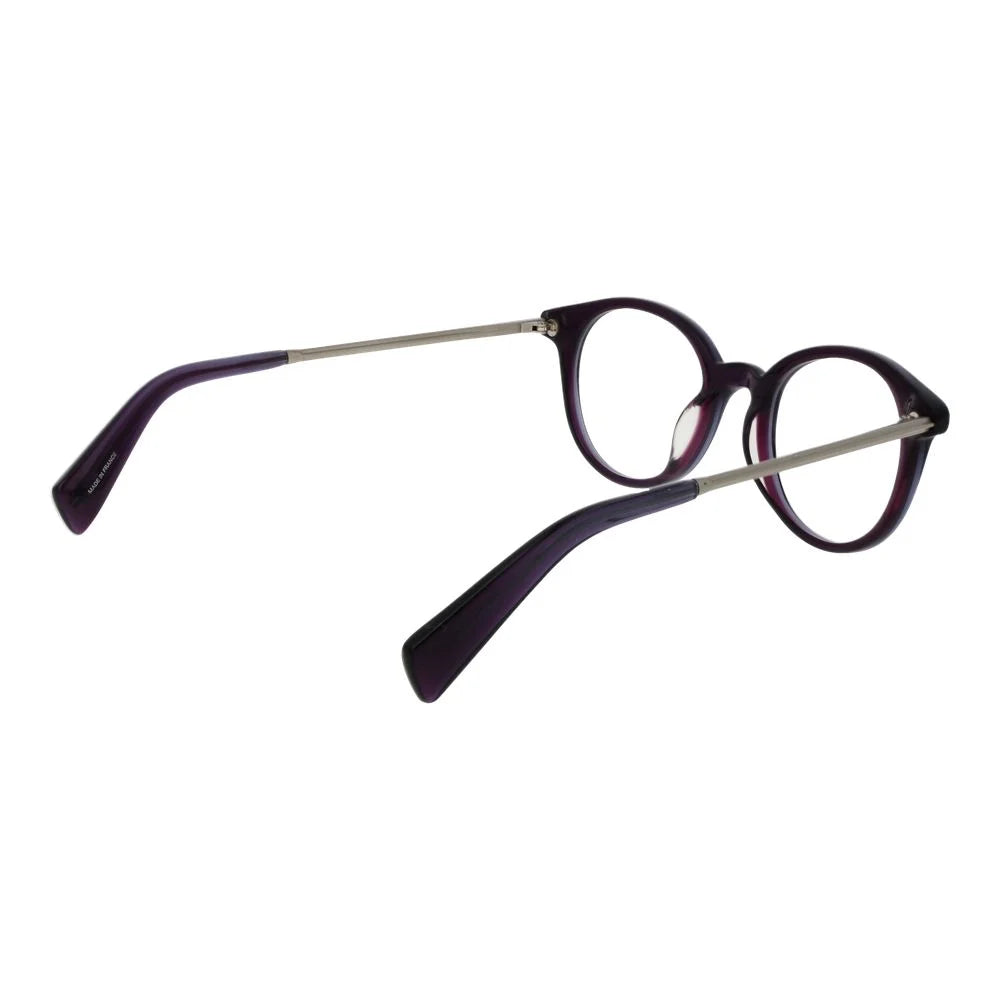Yohji Yamamoto Purple Men Glasses Frame - Eyeglasses