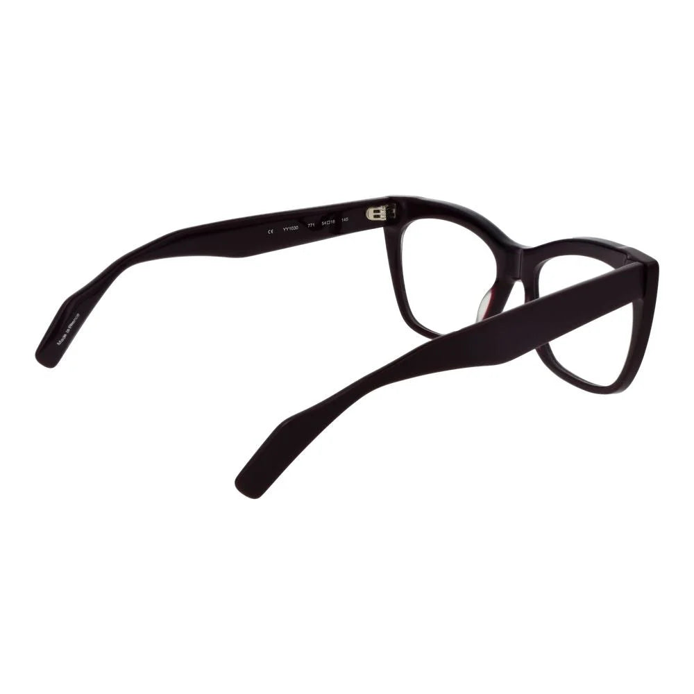 Yohji Yamamoto Purple Unisex Glasses Frame - Eyeglasses