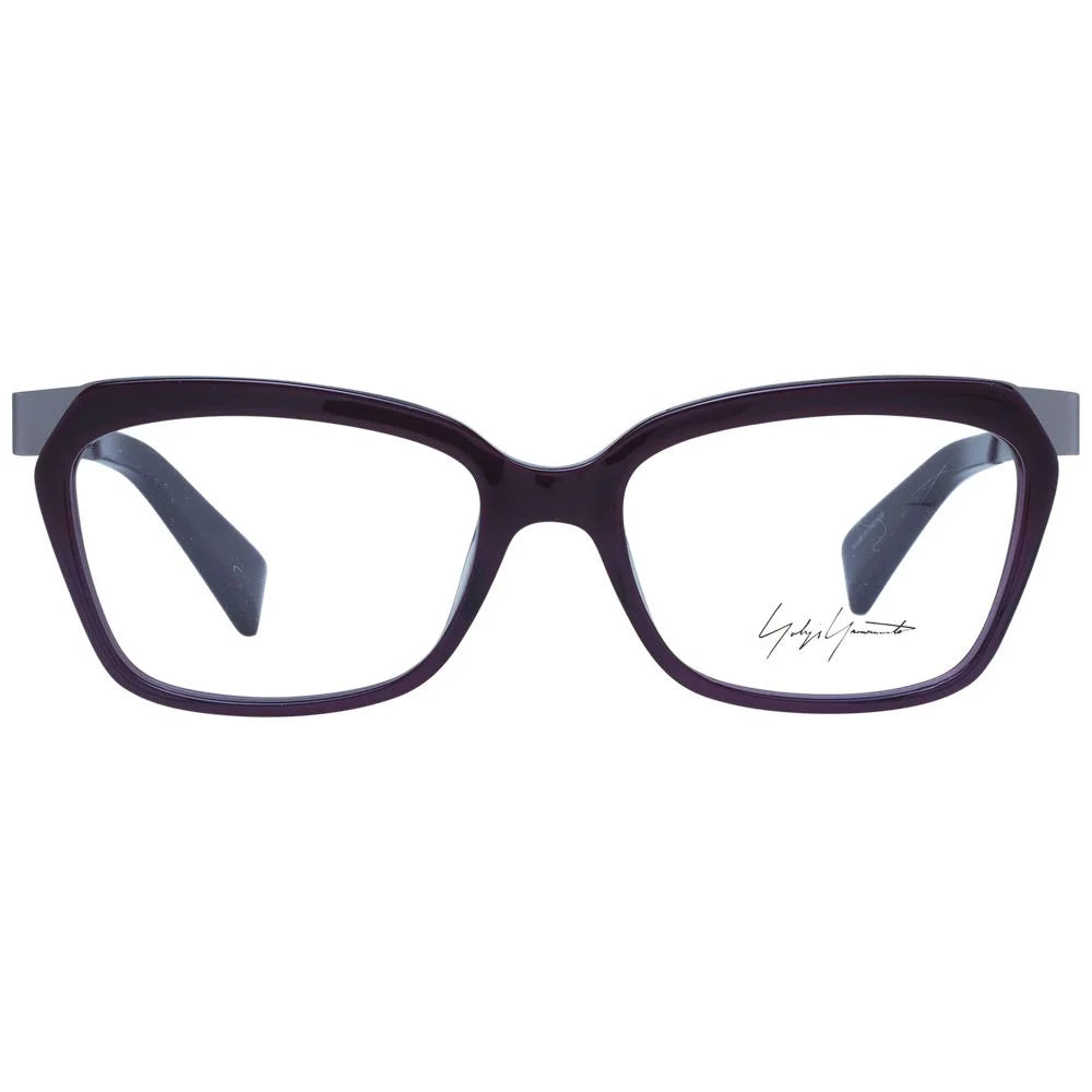 Yohji Yamamoto Purple Unisex Glasses Frame - Eyeglasses