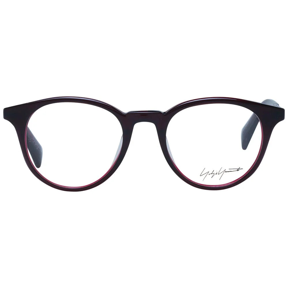 Yohji Yamamoto Red Unisex Glasses Frame - Eyeglasses