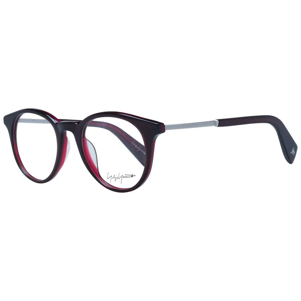 Yohji Yamamoto Red Unisex Glasses Frame - Eyeglasses