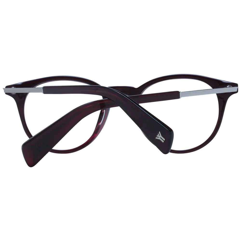 Yohji Yamamoto Red Unisex Glasses Frame - Eyeglasses