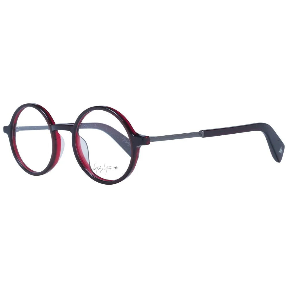 Yohji Yamamoto Red Unisex Glasses Frame - Eyeglasses