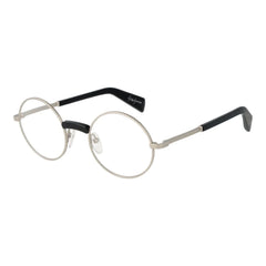 Yohji Yamamoto Silver Men Glasses Frame - Eyeglasses
