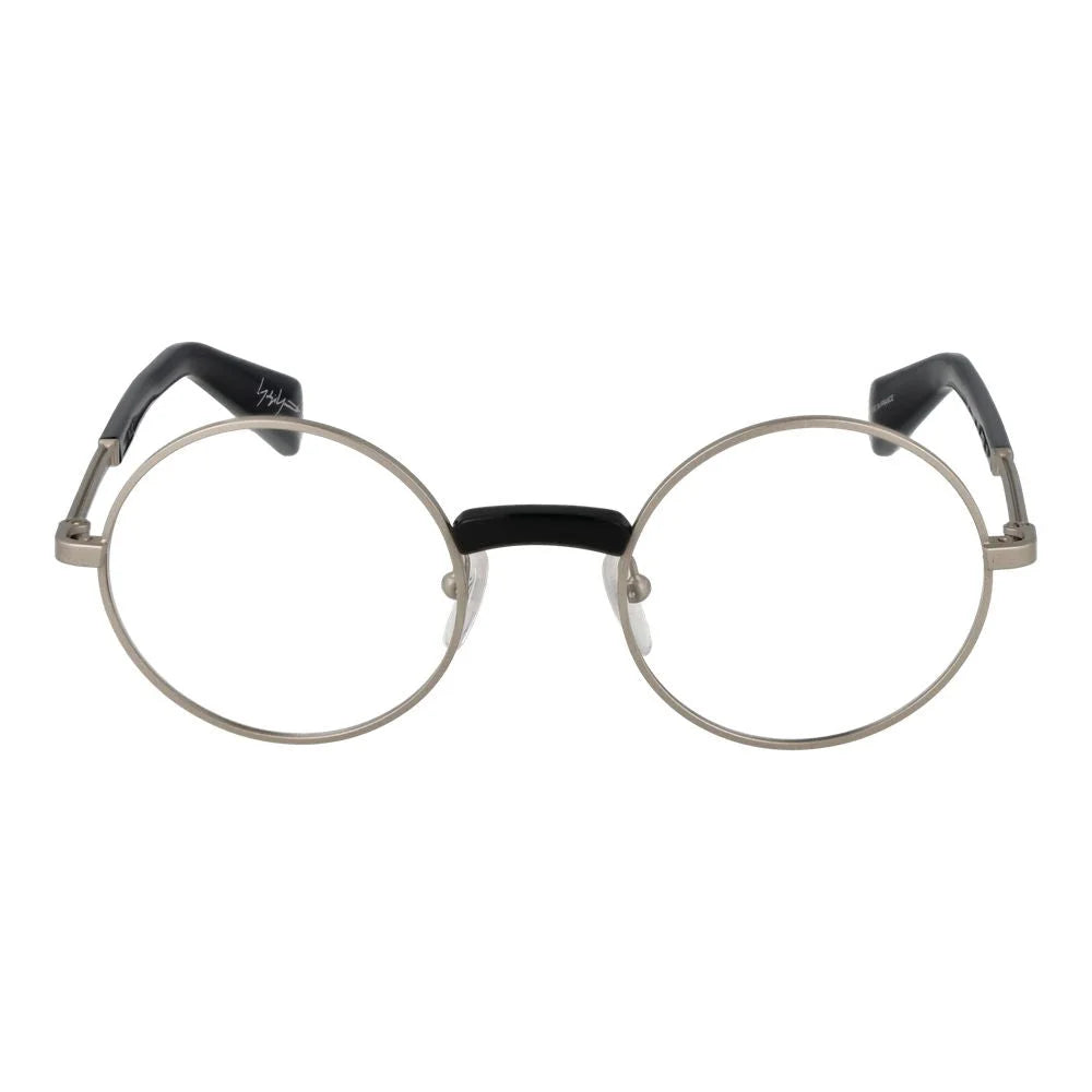 Yohji Yamamoto Silver Unisex Glasses Frame - Eyeglasses