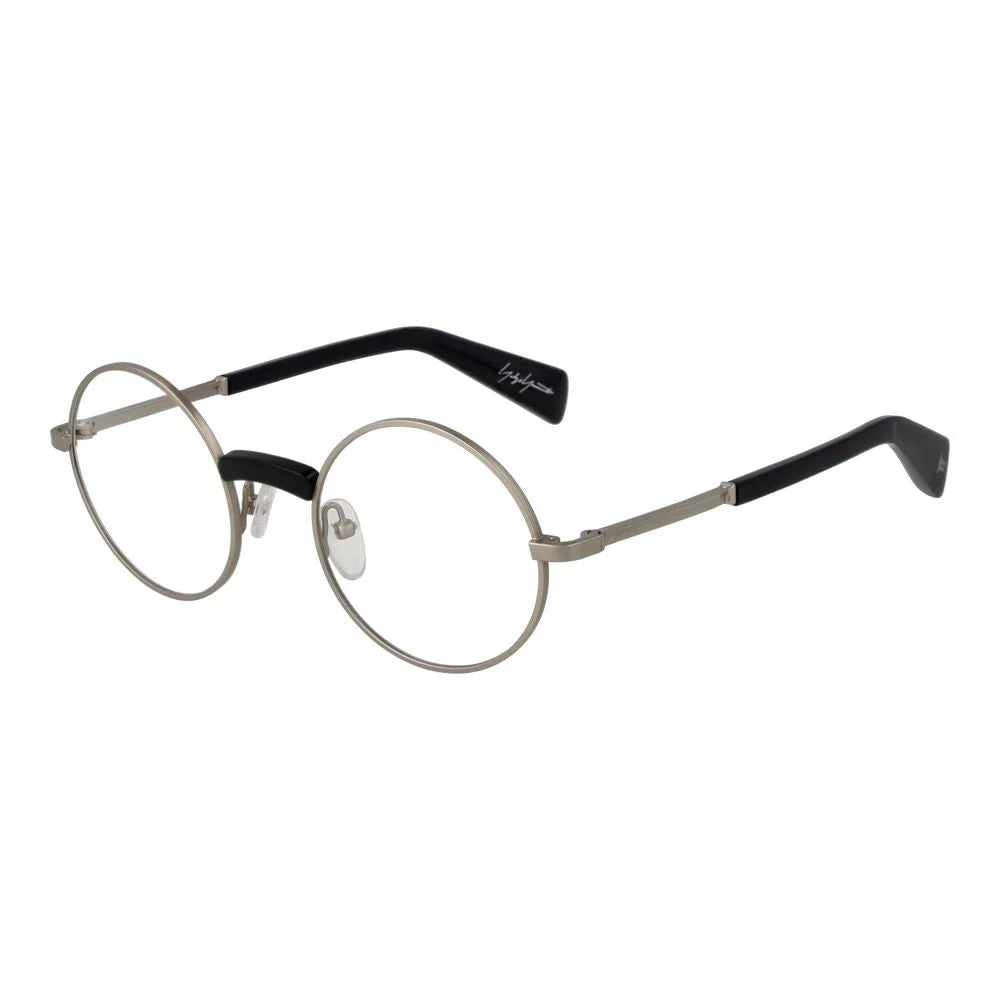 Yohji Yamamoto Silver Unisex Glasses Frame - Eyeglasses