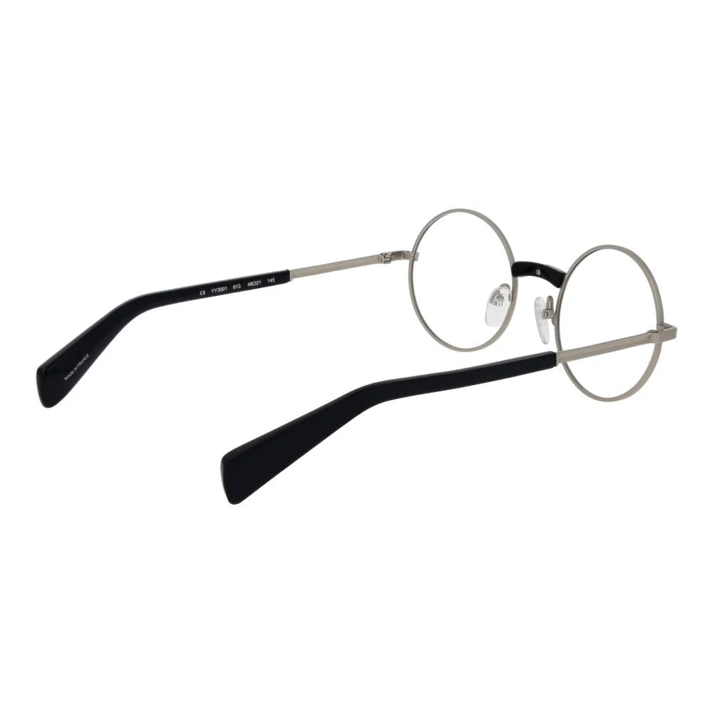 Yohji Yamamoto Silver Unisex Glasses Frame - Eyeglasses