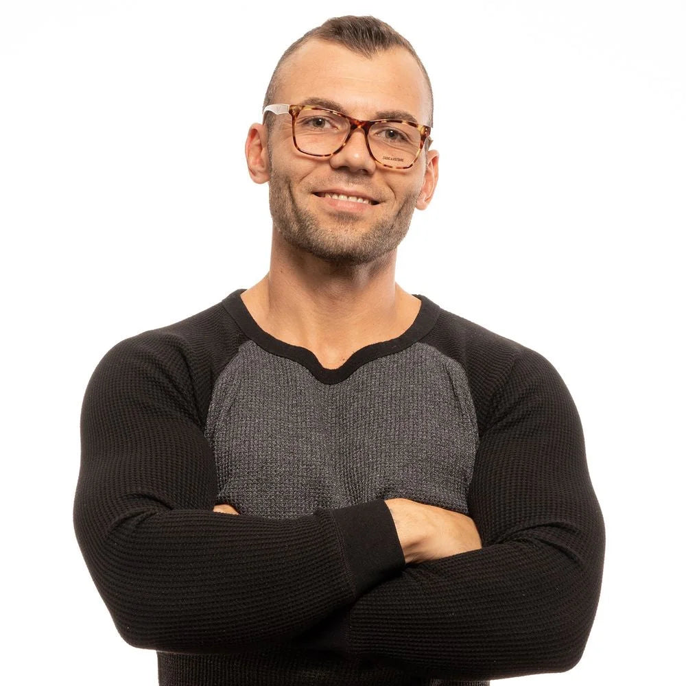 Zadig & Voltaire Brown Unisex Glasses Frame - Eyeglasses