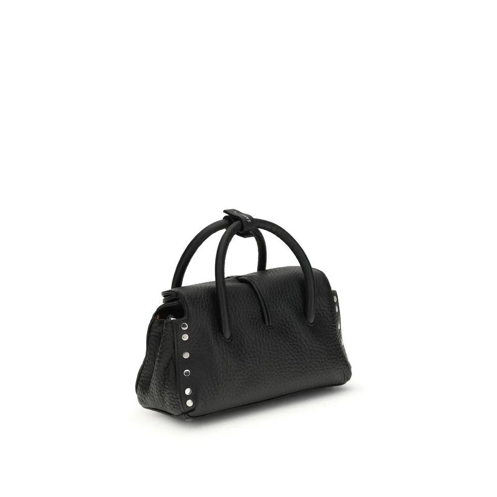 Bolsa de Couro Vaca Preta Zanellato Bos Taurus