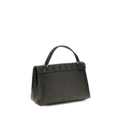 Zanellato Black Calf Leather Bos Taurus Shoulder Bag
