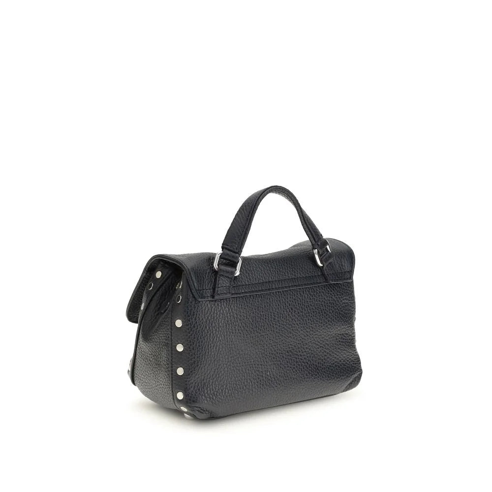 Zanellato Blue Calf Leather Bos Taurus Shoulder Bag