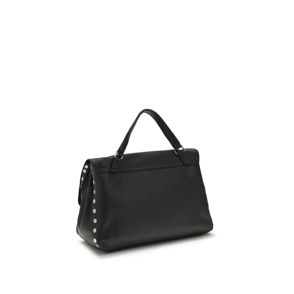 Zanellato Blue Calf Leather Bos Taurus Shoulder Bag