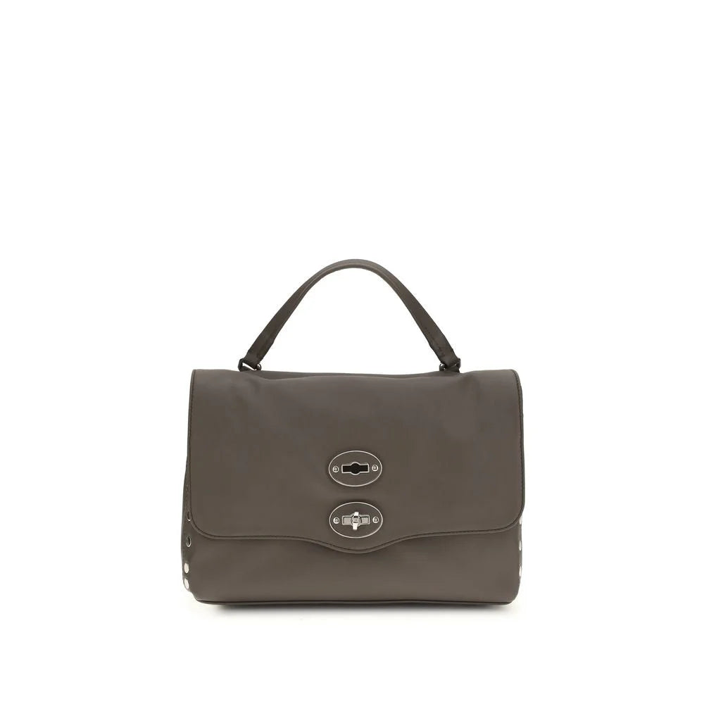 Zanellato Brown Calf Leather Bos Taurus Handbag