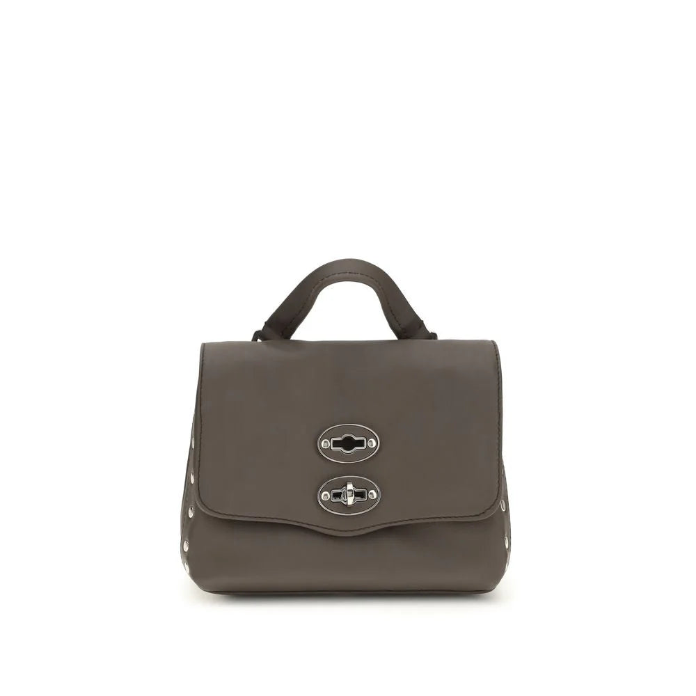 Zanellato Brown Calf Leather Bos Taurus Handbag