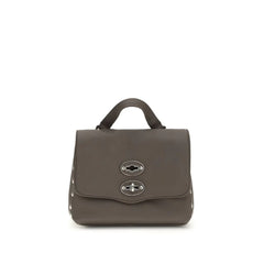 Zanellato Brown Calf Leather Bos Taurus Handbag