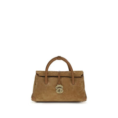 Zanellato Brown Calf Leather Bos Taurus Shoulder Bag