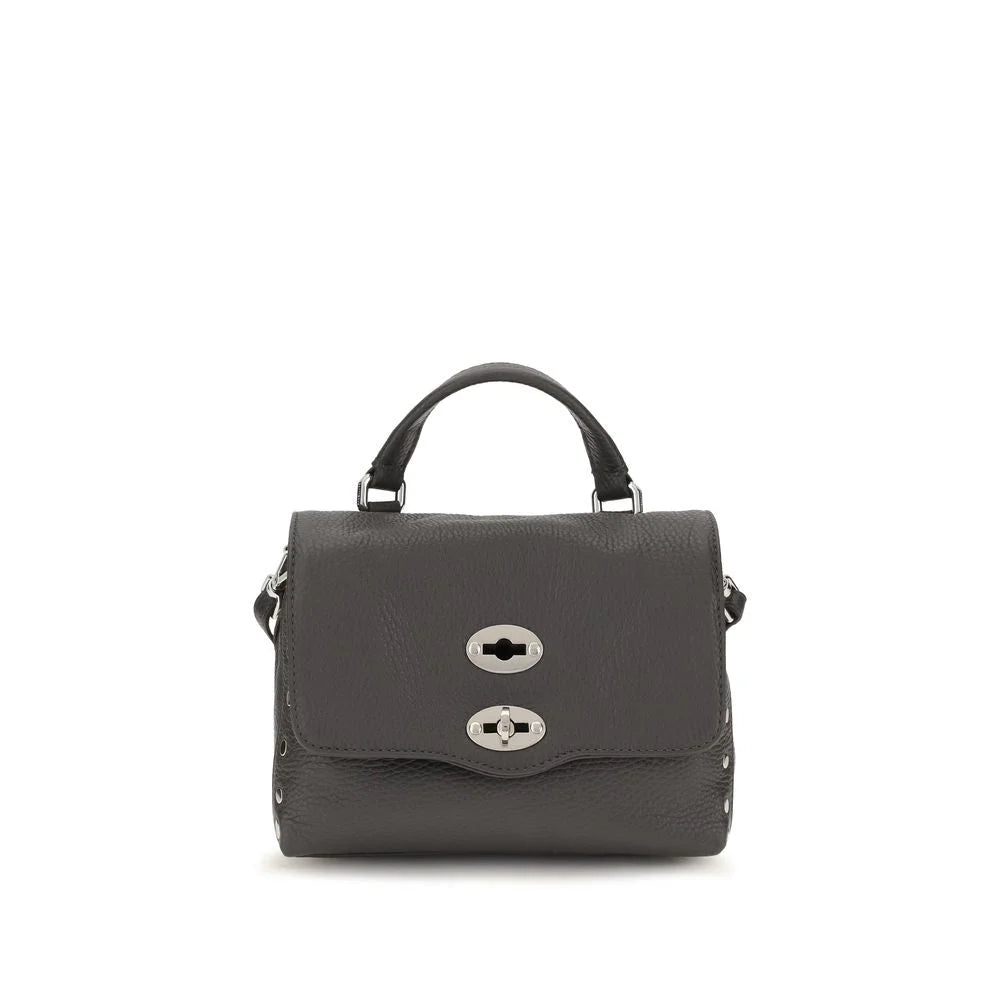 Zanellato Gray Calf Leather Bos Taurus Handbag