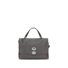 Zanellato Gray Calf Leather Bos Taurus Handbag