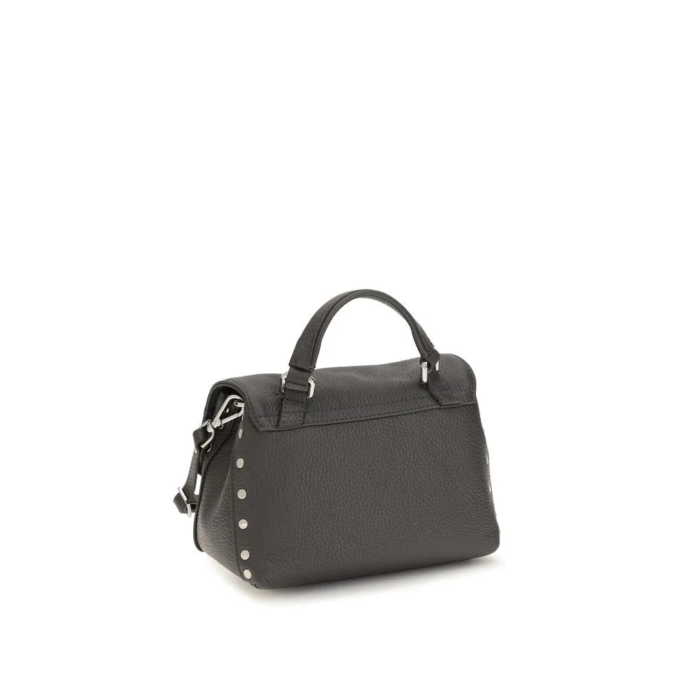 Zanellato Gray Calf Leather Bos Taurus Handbag