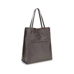 Zanellato Gray Calf Leather Bos Taurus Shoulder Bag