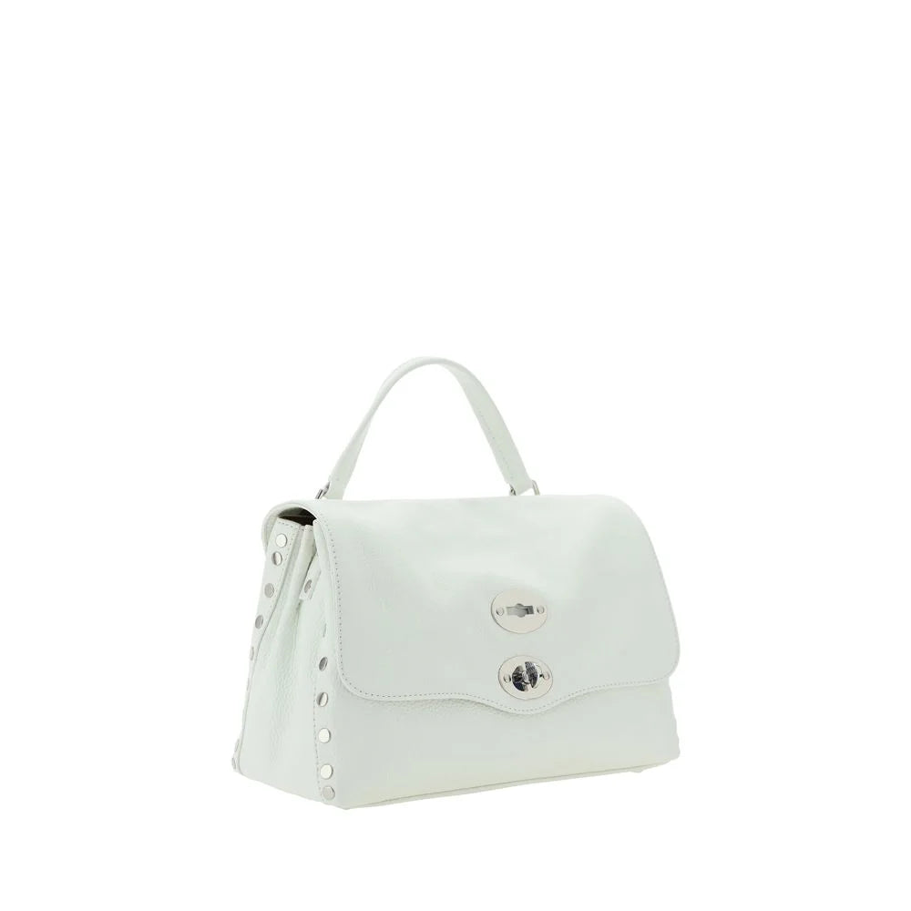 Zanellato White Calf Leather Bos Taurus Shoulder Bag