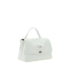 Zanellato White Calf Leather Bos Taurus Shoulder Bag