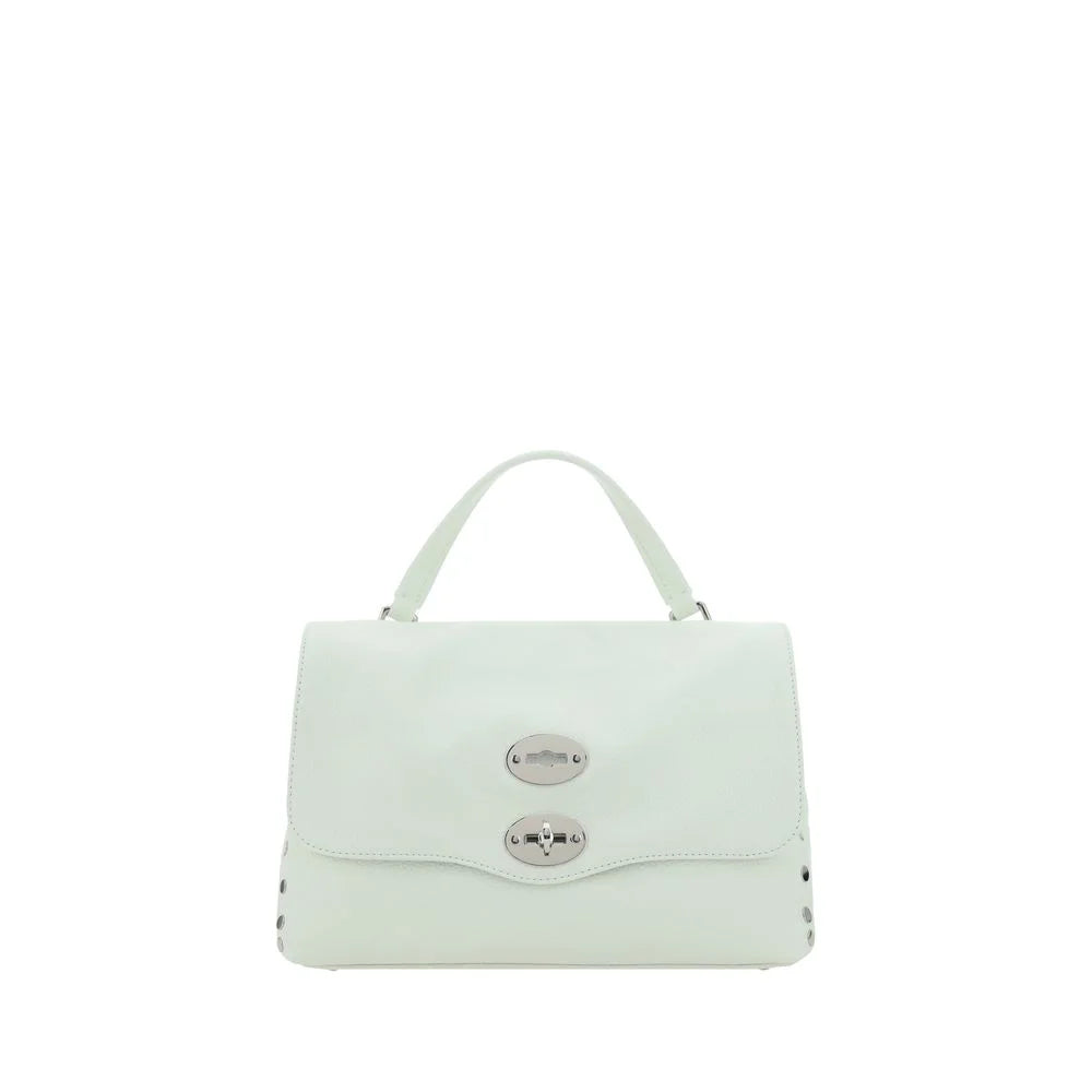Zanellato White Calf Leather Bos Taurus Shoulder Bag