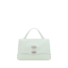 Zanellato White Calf Leather Bos Taurus Shoulder Bag