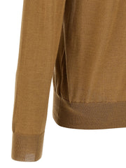 ZANONE Beige Cashmere Polo Shirt