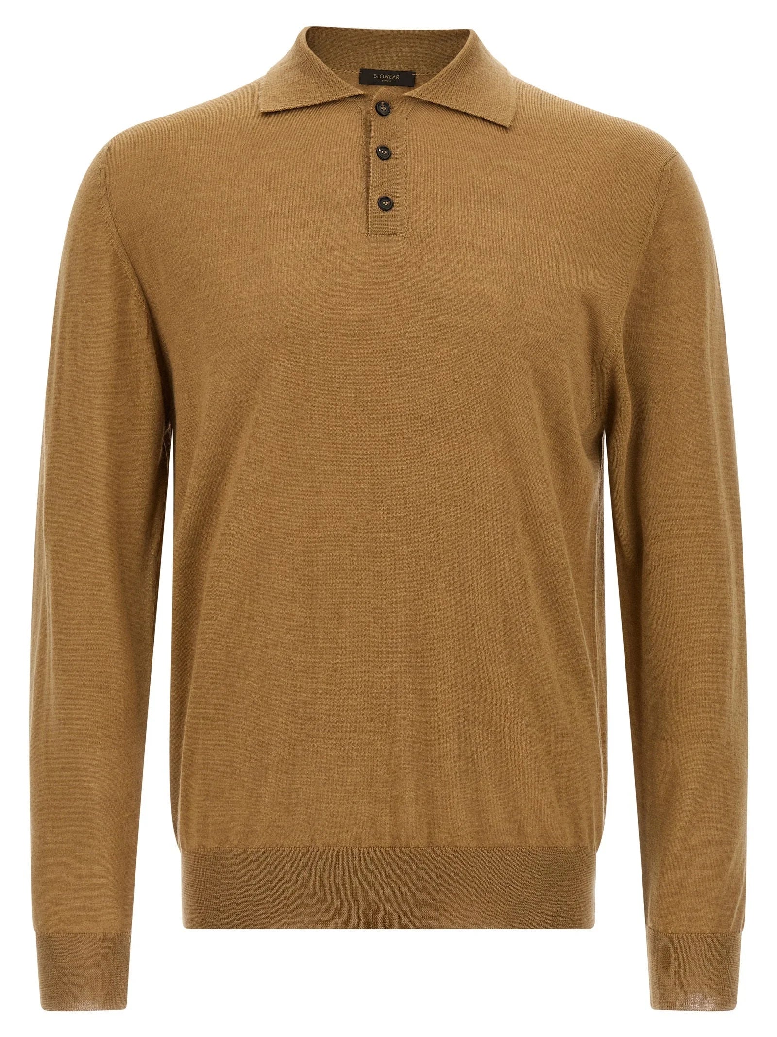 ZANONE Beige Cashmere Polo Shirt