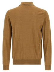 ZANONE Beige Cashmere Polo Shirt