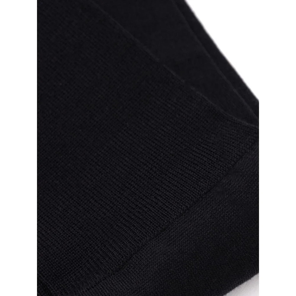 ZEGNA Black Wool Sock - Crew Socks