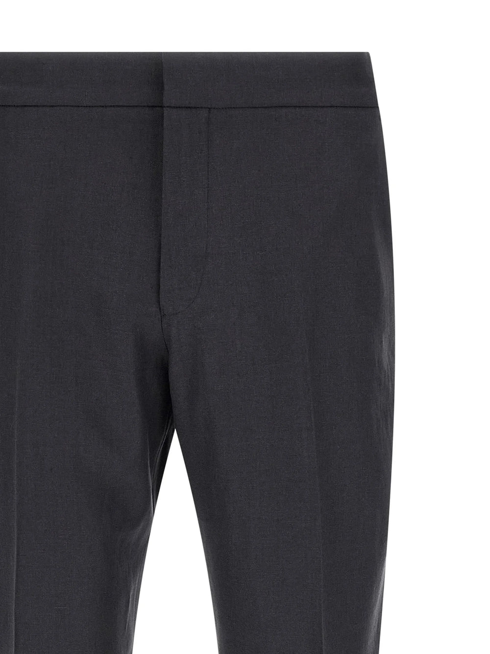 ZEGNA Blue Linen Dress Pants - XXL