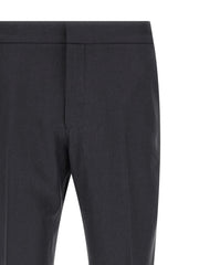 ZEGNA Blue Linen Dress Pants - XXL
