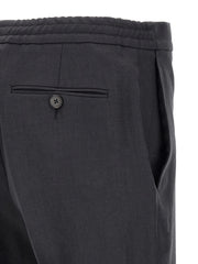 ZEGNA Blue Linen Dress Pants - XXL