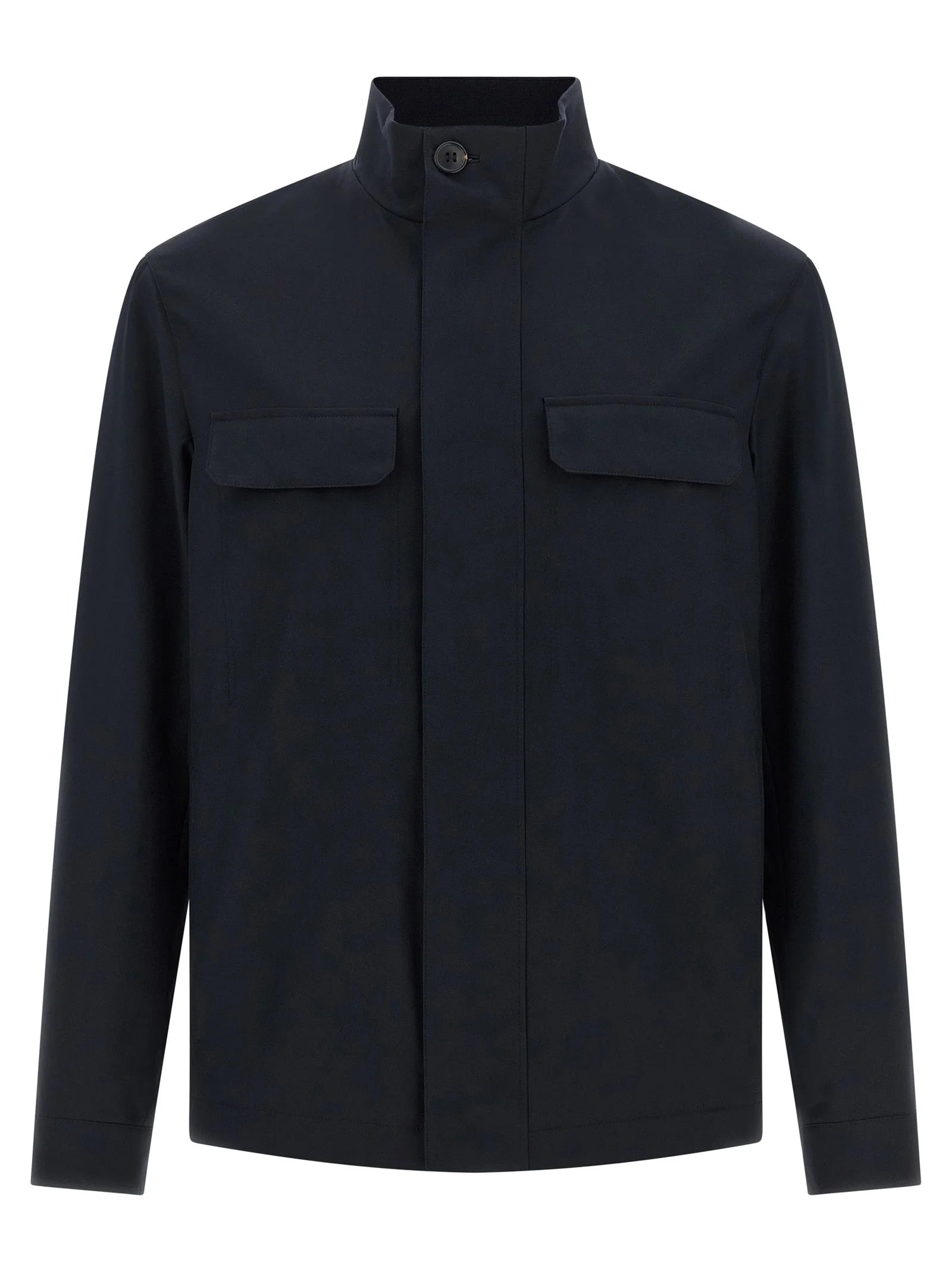 ZEGNA Blue Polyester Jacket
