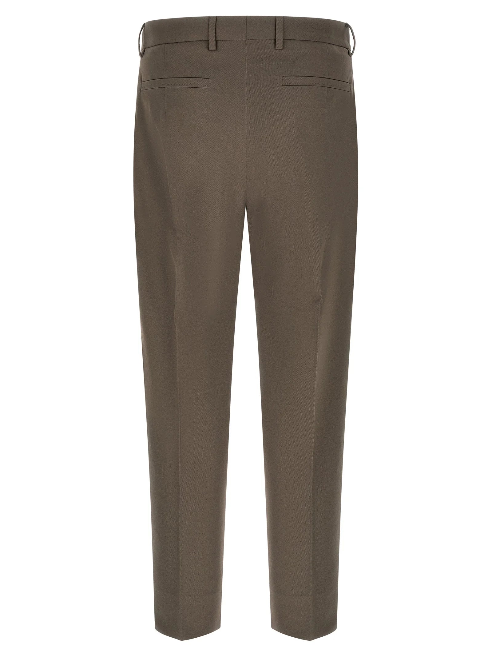 ZEGNA Brown Cotton Dress Pants - IT52 | XL