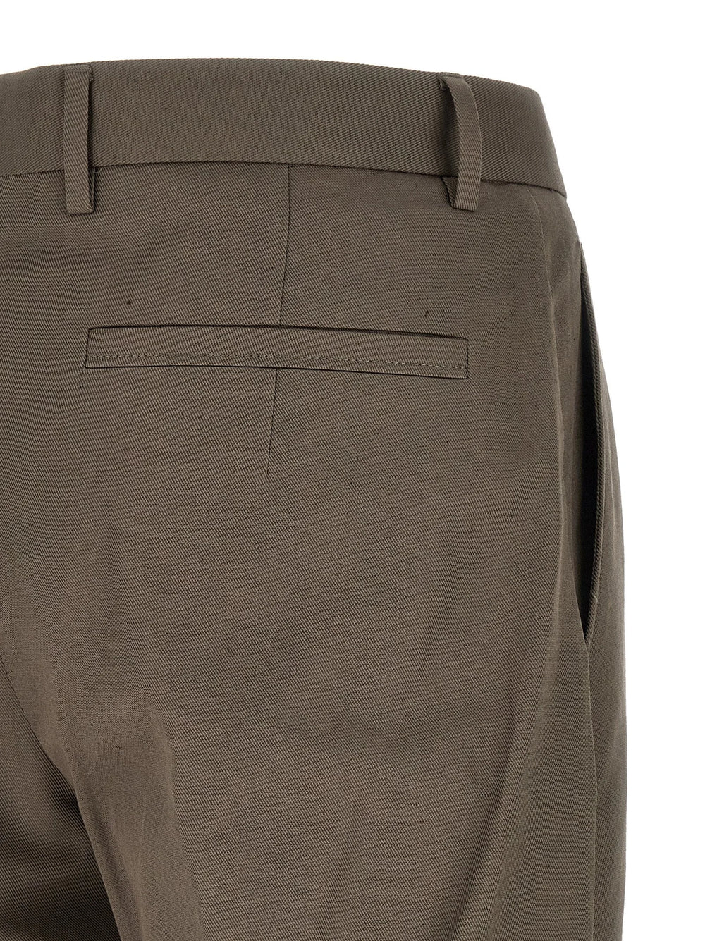 ZEGNA Brown Cotton Dress Pants - IT52 | XL
