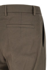 ZEGNA Brown Cotton Dress Pants - IT52 | XL