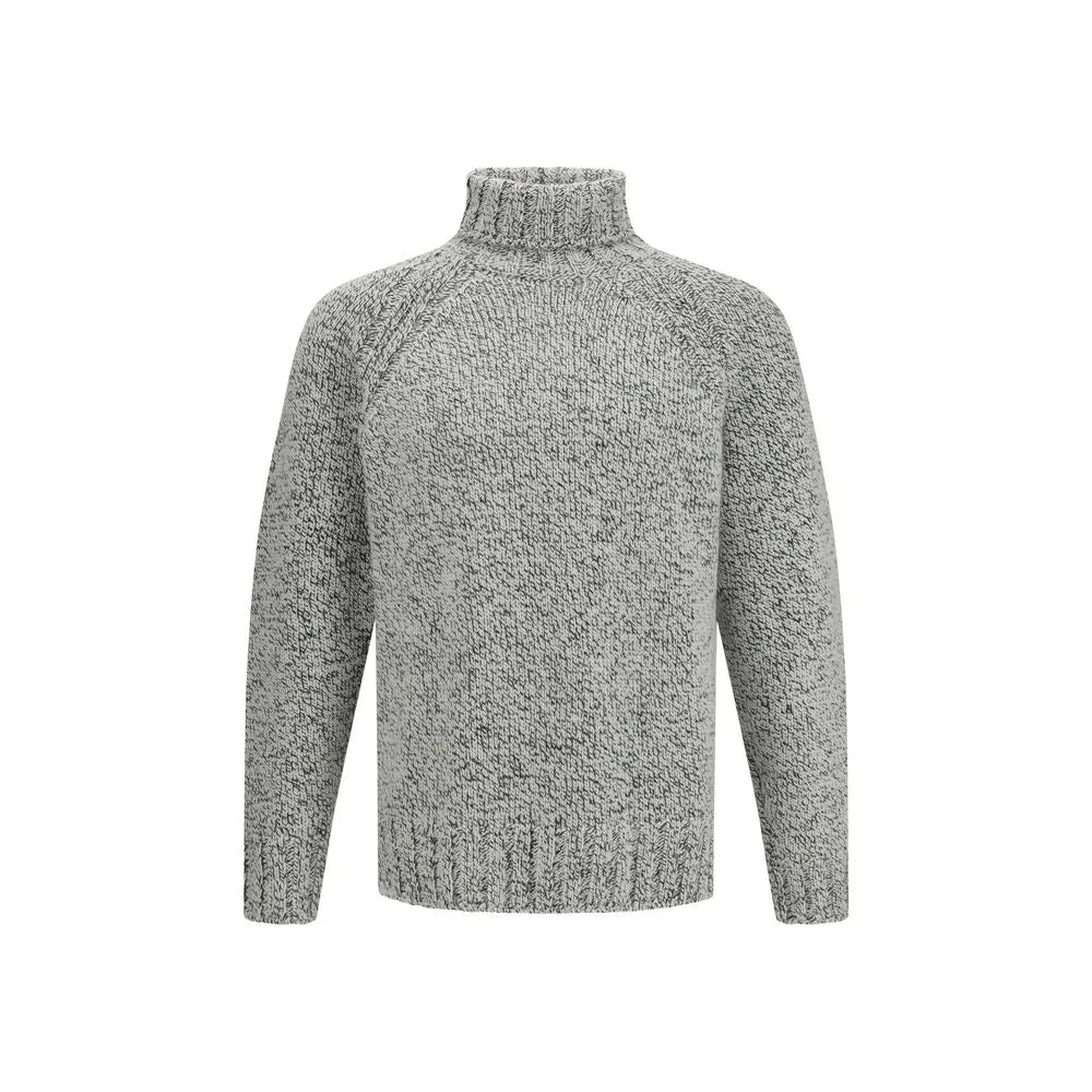 ZEGNA Cashmere and Wool Turtleneck Sweater - Sweaters