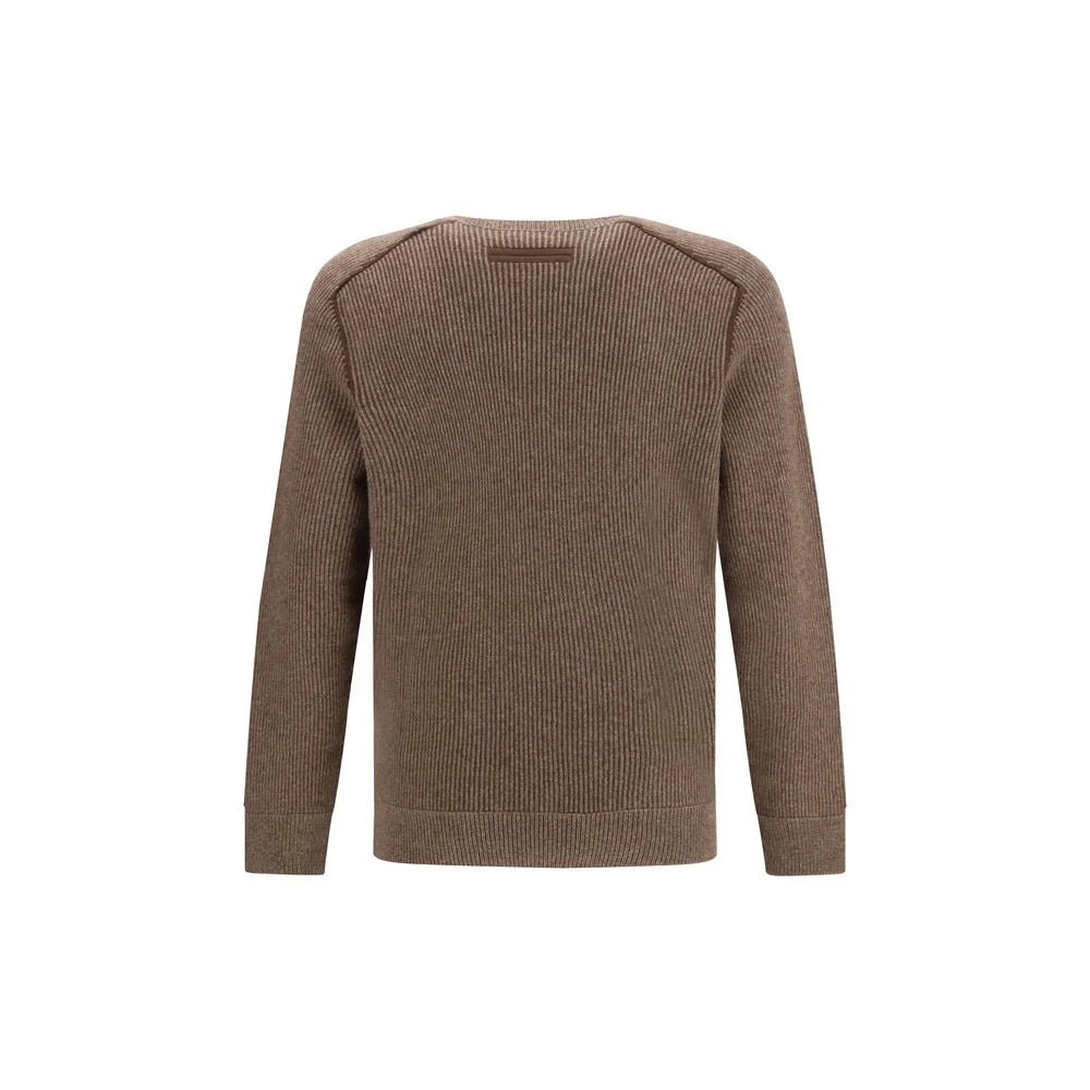 ZEGNA Cashmere Crew Neck Sweater - Sweaters