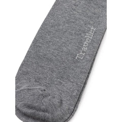 ZEGNA Gray Cotton Sock - Crew Socks
