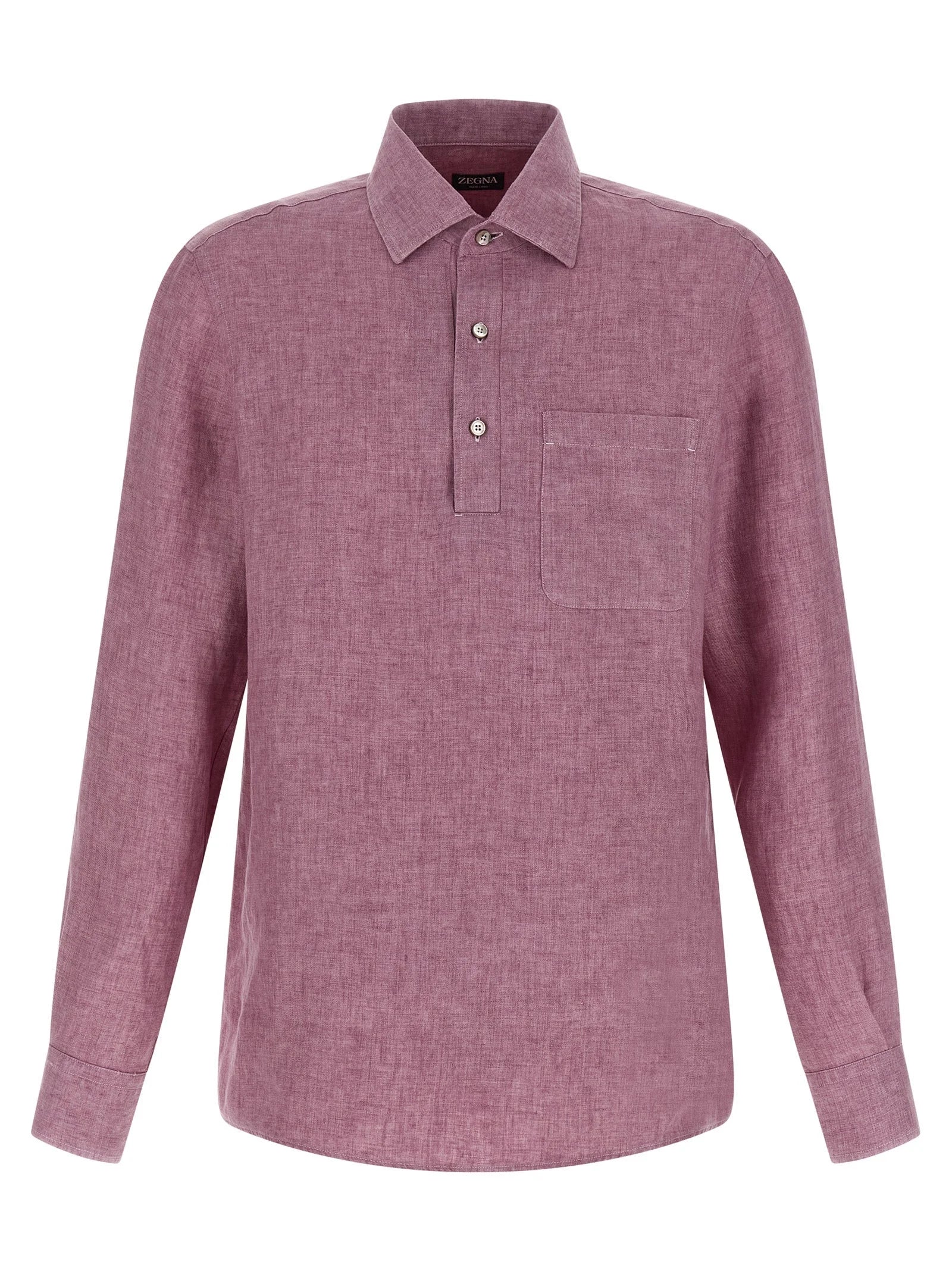 ZEGNA Multicolor Linen Polo Shirt