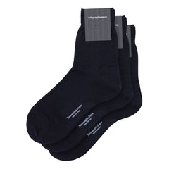 ZEGNA Navy Blue Wool Sock - 39-40 - Crew Socks